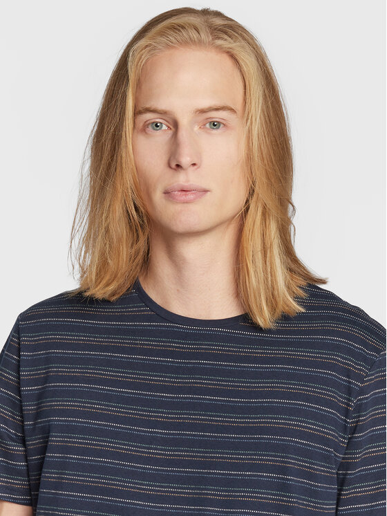 T-shirt 20714263 Blu scuro Regular Fit