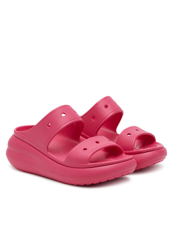 Crocs Crocs Natikače Classic Crush Sandal 207670 Ružičasta