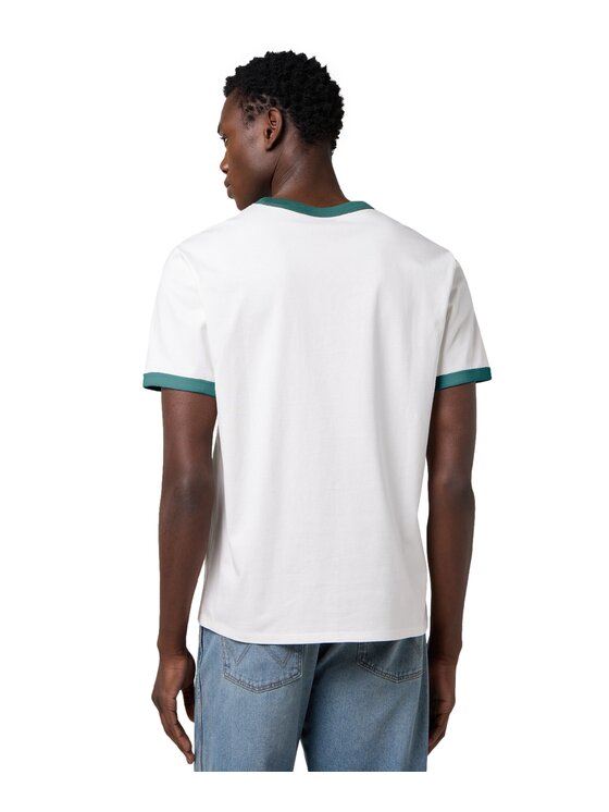 Wrangler Wrangler T-Shirt 112371497 Biały Regular Fit