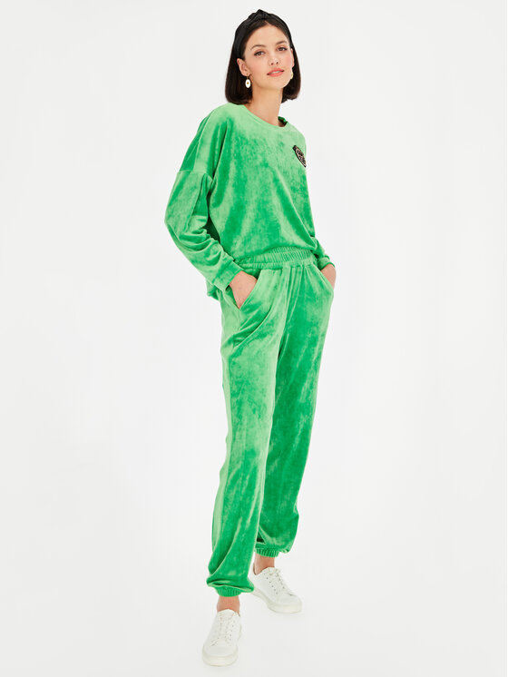 L’AF L’AF Spodnie dresowe Eden Zielony Regular Fit