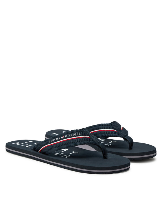 Tommy Hilfiger Tommy Hilfiger Flip-flops Web Beach Sandal FM0FM05340 Sötétkék