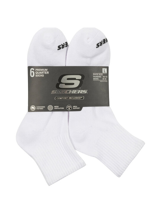 Skechers Skechers Skarpety długie S118215-WHT Biały
