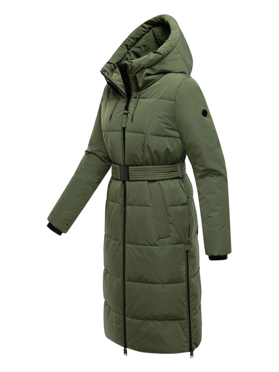Navahoo Navahoo Kurtka zimowa Herbstnebel Zielony Regular Fit