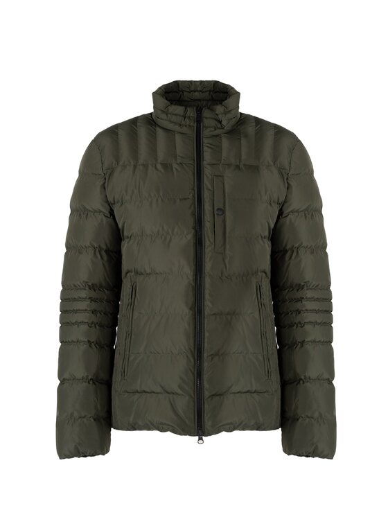 Geox Geox Μπουφάν μεταβατικό M2628DT2941 Πράσινο Regular Fit