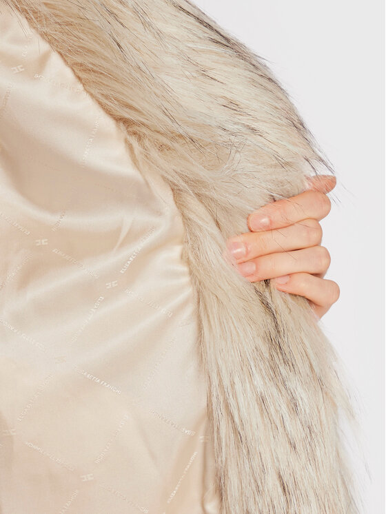 Elisabetta Franchi Elisabetta Franchi Шуба CP-42A-26E2-V670 Бежевий Regular Fit