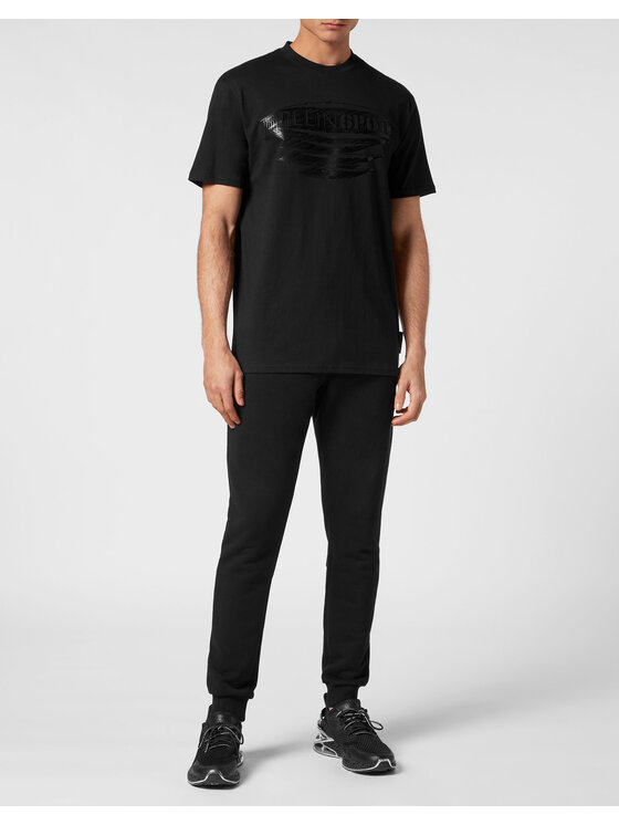 Plein Sport Plein Sport T-Shirt 13037 Czarny Regular Fit