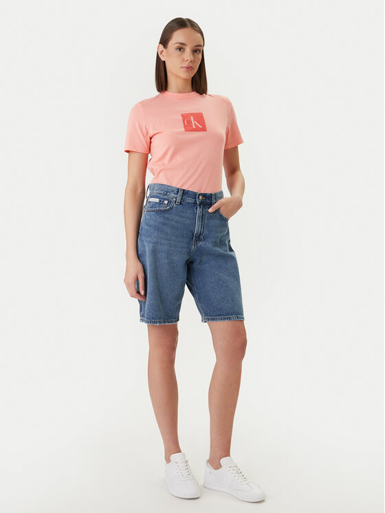 Calvin Klein Jeans Calvin Klein Jeans Džínsové šortky LV047F674G Modrá Loose Fit