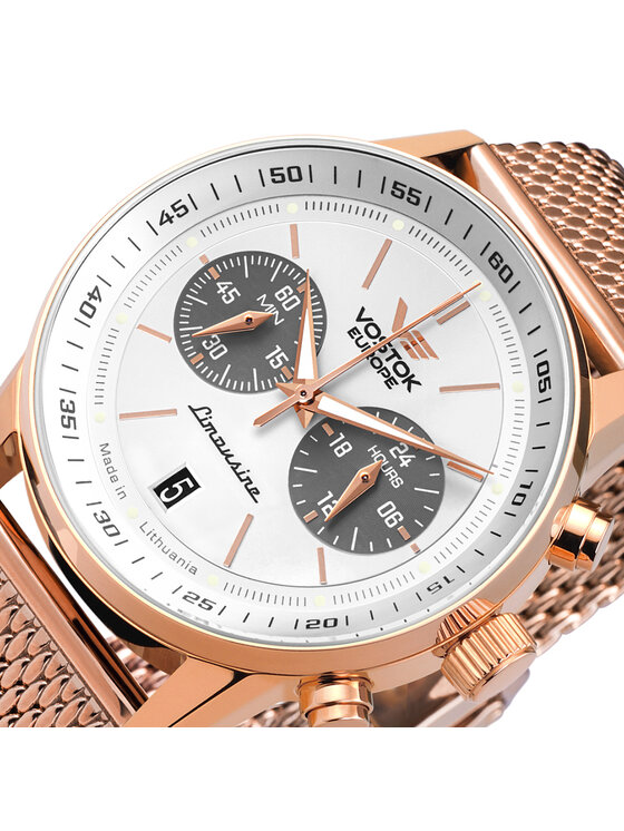 Vostok Europe Vostok Europe Zegarek VK64-560B692B Różowe złoto