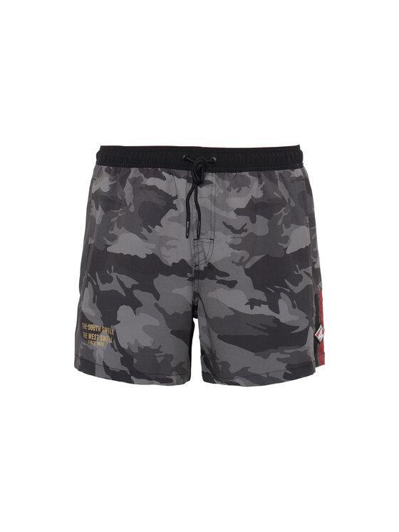 BEAR BEAR Costume da bagno BM629S23-AOP Nero