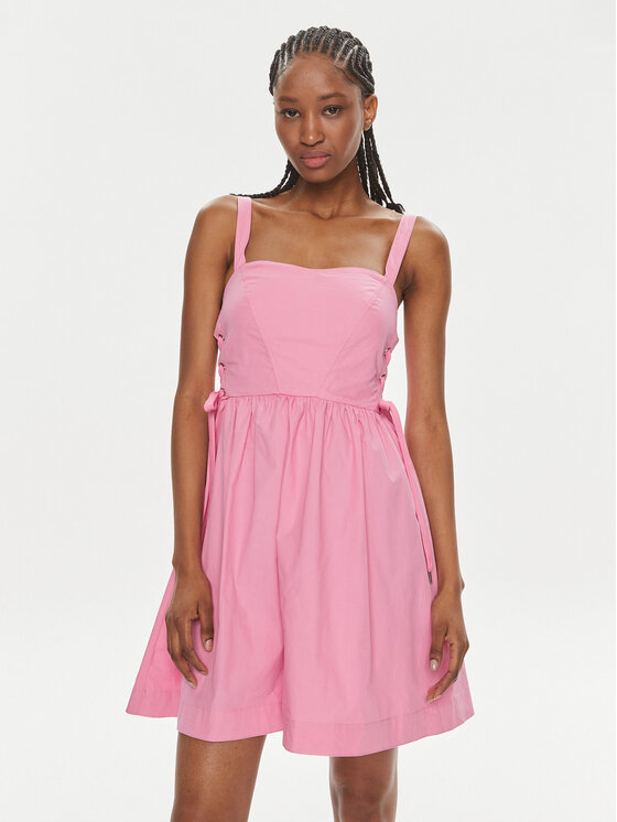 Pinko Letné šaty Amazonia 103566 A1WP Ružová Regular Fit