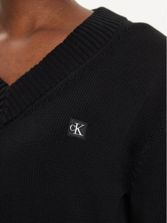 Calvin Klein Jeans Calvin Klein Jeans Πουλόβερ Embro Badge J20J224632 Μαύρο Regular Fit