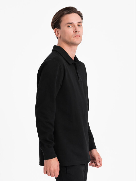 Ombre Ombre Tepláková souprava Z71 Černá Regular Fit
