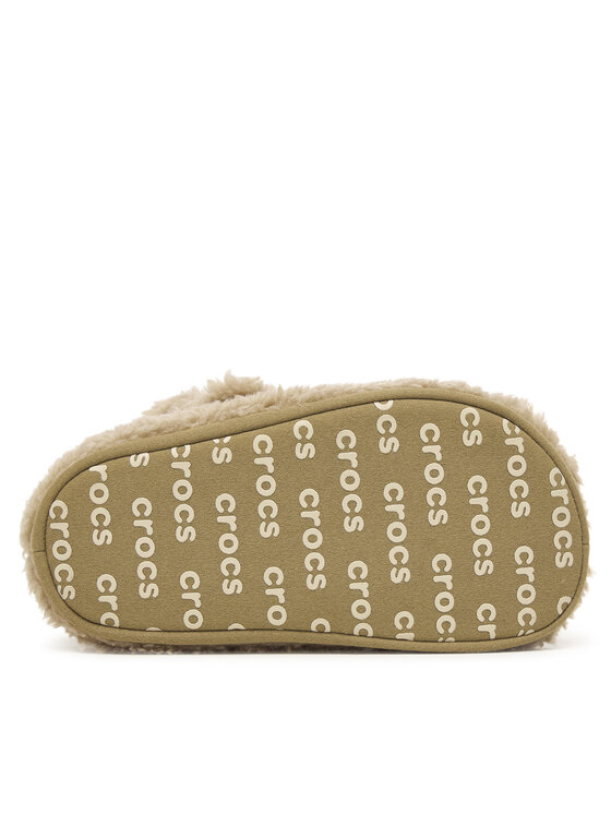 Crocs Crocs Пантофи Toddler Classic Cozzzy Slipper 210857 Бежов