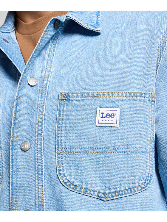 Lee Lee Koszula jeansowa 112364145 Niebieski Relaxed Fit