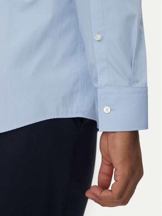 HUGO Hugo Marškiniai C-Jenno 50289499 Žydra Slim Fit