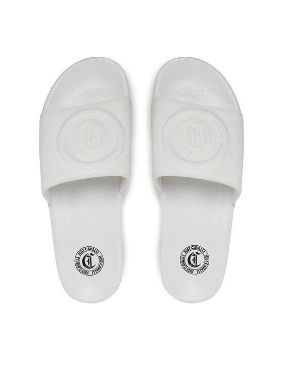 Just Cavalli Just Cavalli Şlapi 78QA3SZ4 Alb