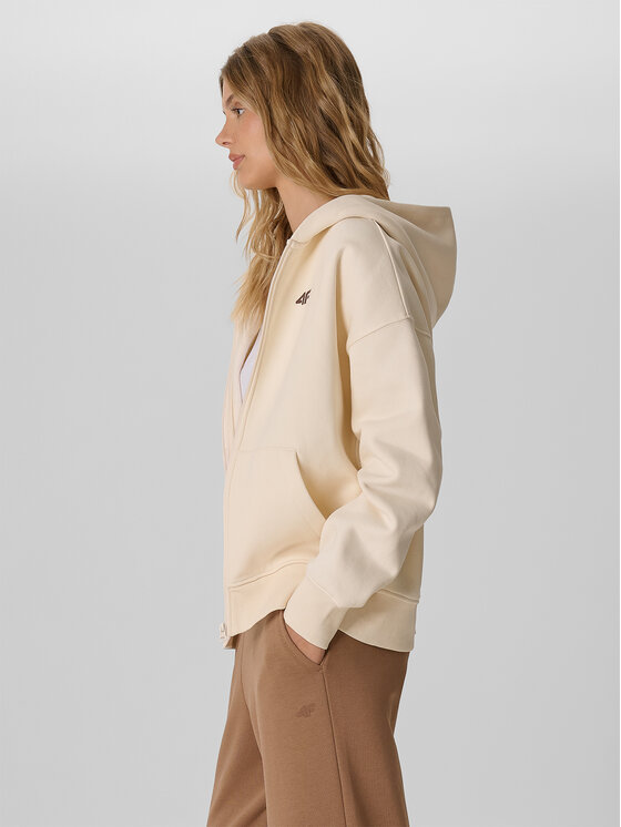 4F 4F Bluza OUTLAND Biały Relaxed Fit