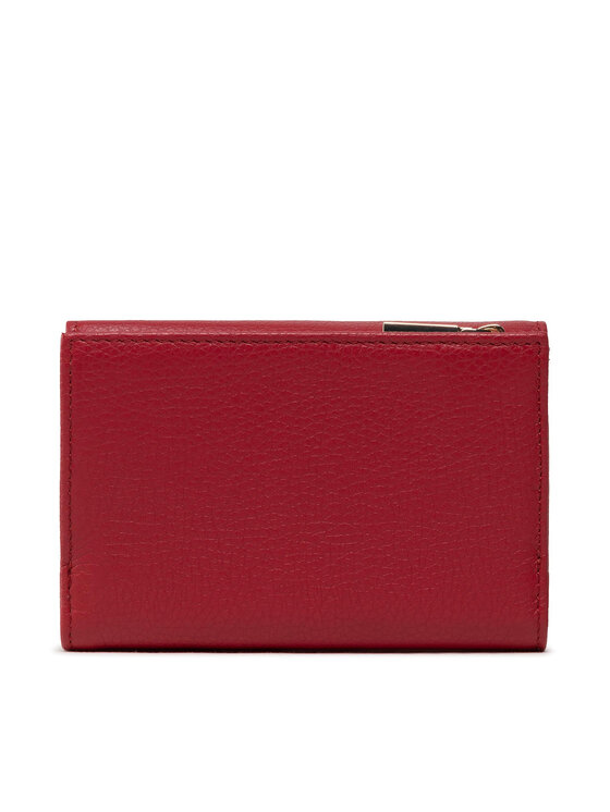Coccinelle Coccinelle Голям дамски портфейл MW5 Metallic Soft E2 MW5 11 66 01 Червен