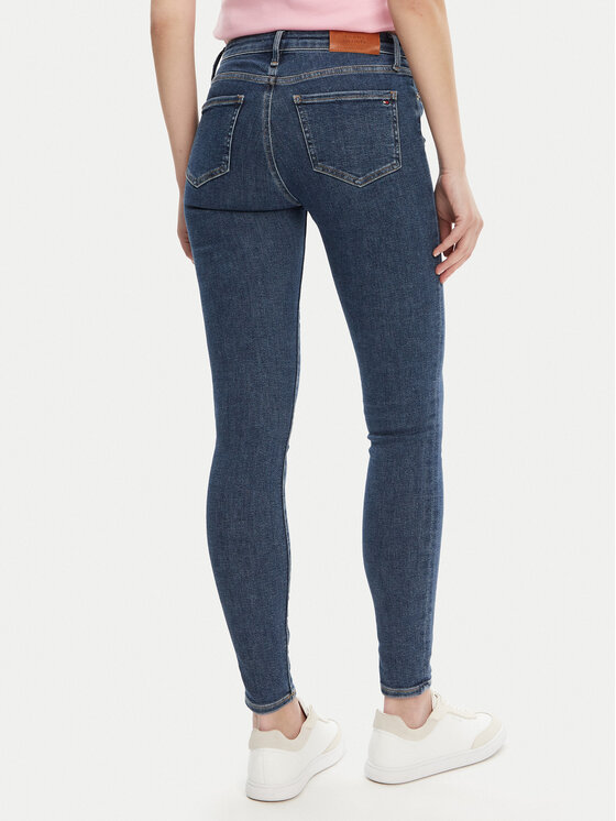Tommy Hilfiger Tommy Hilfiger Džínsy Como WW0WW45673 Tmavomodrá Skinny Fit