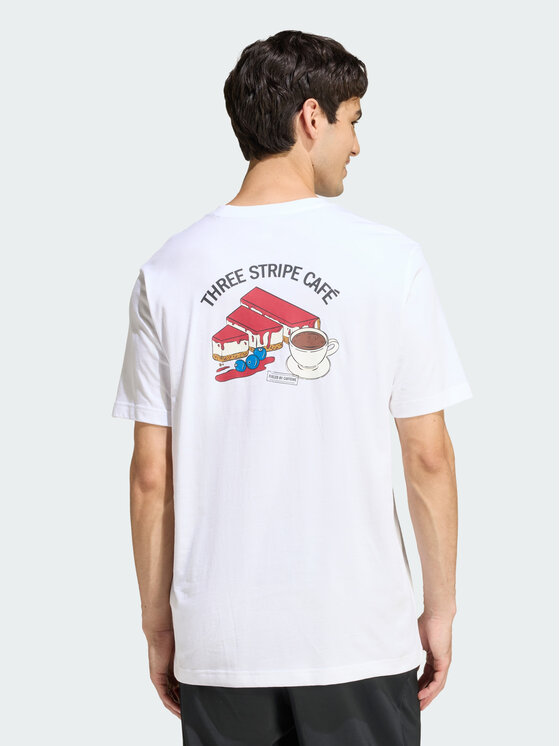 adidas adidas T-Shirt 158894 Biały Regular Fit