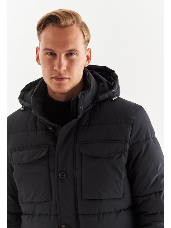 Pako Lorente Pako Lorente Kurtka przejściowa P22WF-5X-006 Granatowy Classic Fit