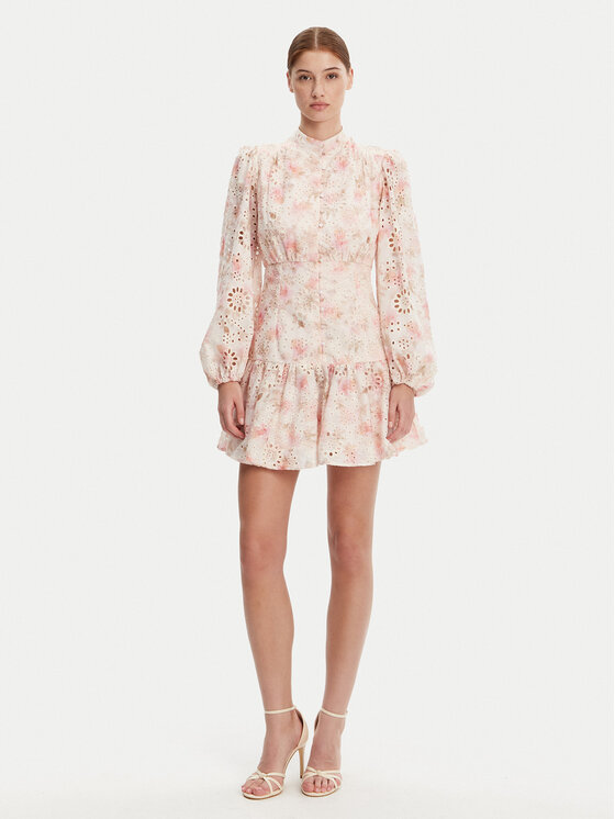 Bardot Bardot Koktejlové šaty 57809DB2 Růžová Regular Fit