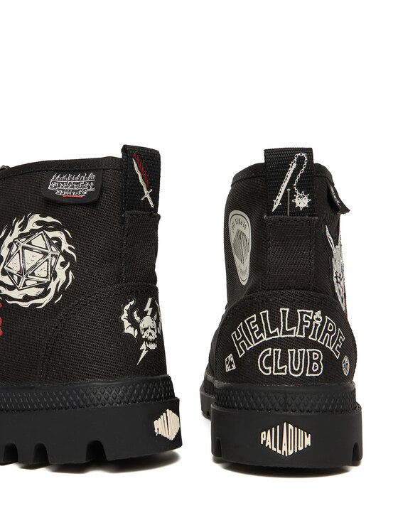 Palladium Palladium Pohodni čevlji Pampa Hellfire 74496-001-M Črna
