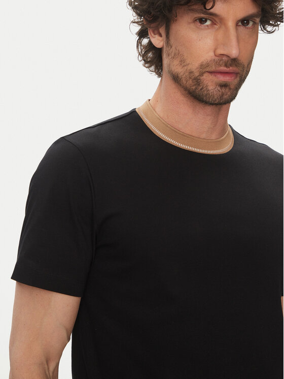 BOSS BOSS T-Shirt H-Tessler 199 50531793 Czarny Slim Fit