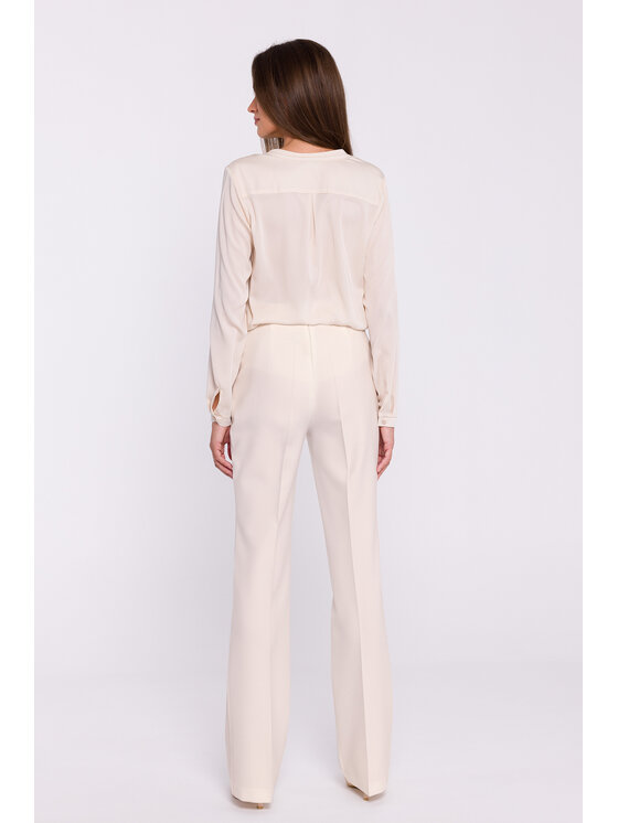 Stylove Stylove Spodnie materiałowe S371 Écru Ladies Fit