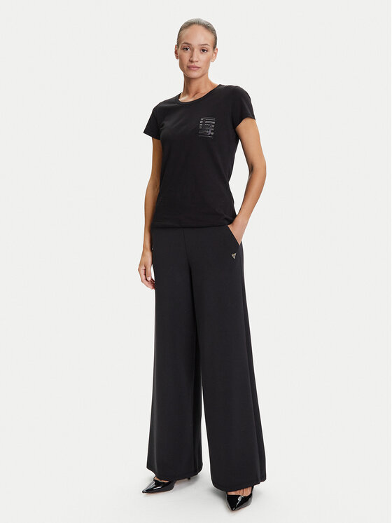 Liu Jo Sport Liu Jo Sport T-särk TF5287 JS923 Must Regular Fit