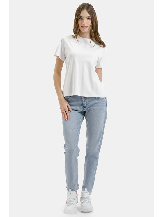 Cross Jeans Cross Jeans T-Shirt 56259-008 Biały