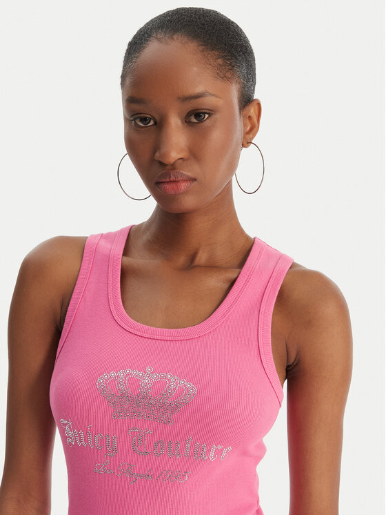 Juicy Couture Juicy Couture Top Gothic Crown JCBLV126807 Roza Slim Fit