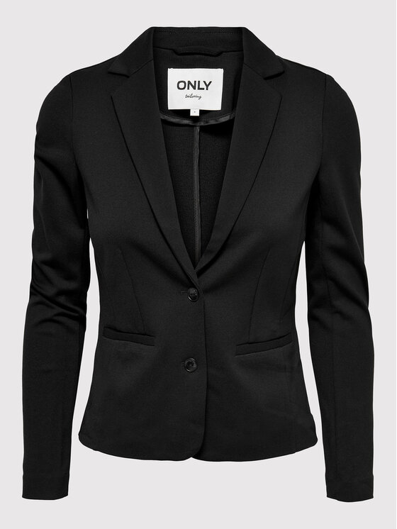 ONLY ONLY Marynarka Poptrash 15153144 Czarny Regular Fit