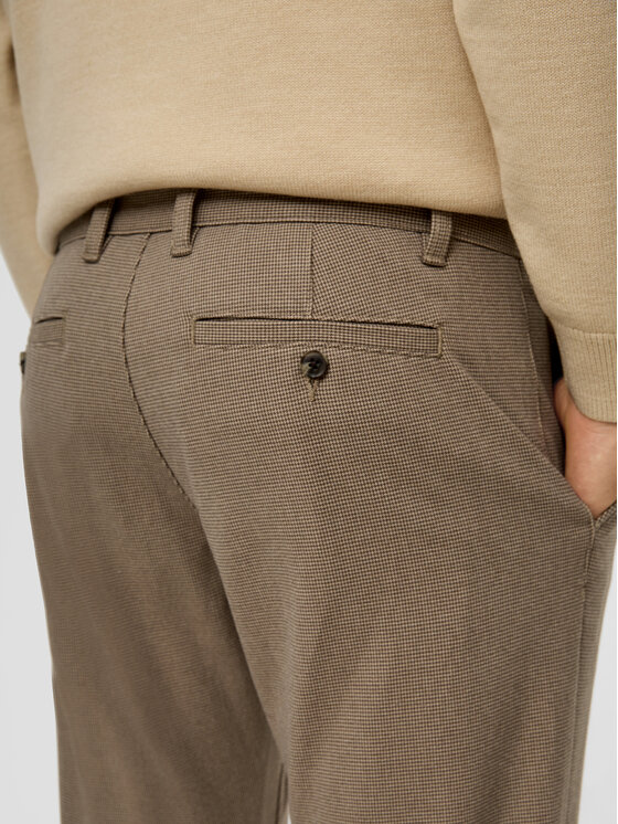 s.Oliver s.Oliver Stoffhose 2136177 Braun Regular Fit