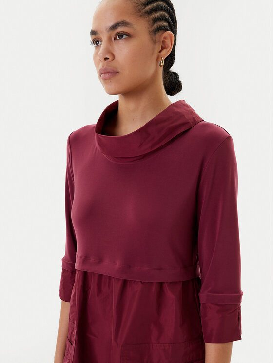 Joseph Ribkoff Joseph Ribkoff Vsakodnevna obleka 173444F25 Bordo rdeča Regular Fit