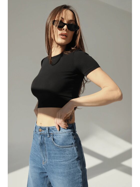 Chiara Wear Chiara Wear Jeansy Spodnie jeansowe STRAIGHT damskie Niebieski Straight Fit