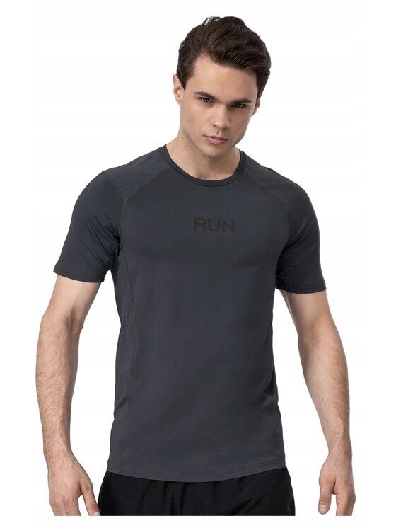 4F 4F T-Shirt TSMF012 Szary Comfortable Fit