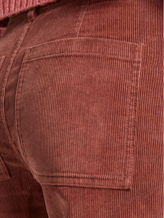 Billabong Billabong Pantaloni di tessuto Be Free Cord EBJDP03002 Marrone Wide Leg