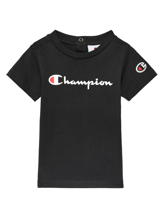 Champion Champion Set tricou și pantaloni scurți 307055 Negru Regular Fit