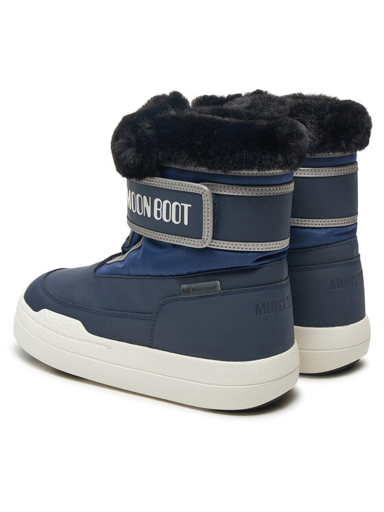 Moon Boot Moon Boot Μπότες Χιονιού Junior Park Strap 80D3440030 Σκούρο μπλε