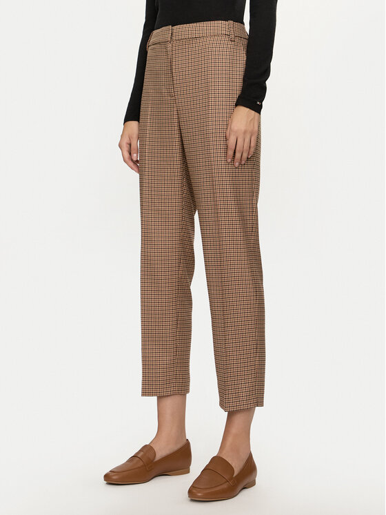 Tommy Hilfiger Tommy Hilfiger Pantaloni di tessuto WW0WW42965 Beige Regular Fit
