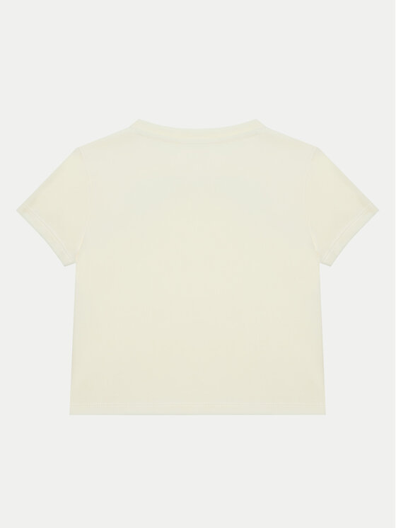 Guess Guess T-krekls J4YI48 KBXI2 Écru Regular Fit