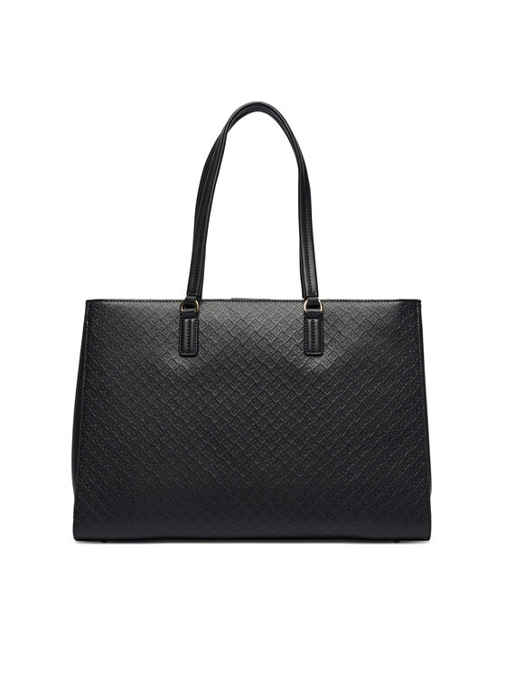 Tommy Hilfiger Tommy Hilfiger Kabelka Th Daily Tote Mono AW0AW18417 Černá