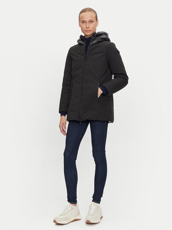 Geox Geox Žieminė striukė Zosma W4628A TC191 F0284 Juoda Regular Fit