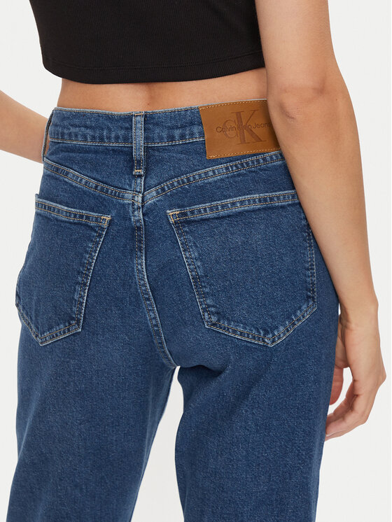Calvin Klein Jeans Calvin Klein Jeans Jeansy Authentic J20J224006 Tmavomodrá Straight Fit
