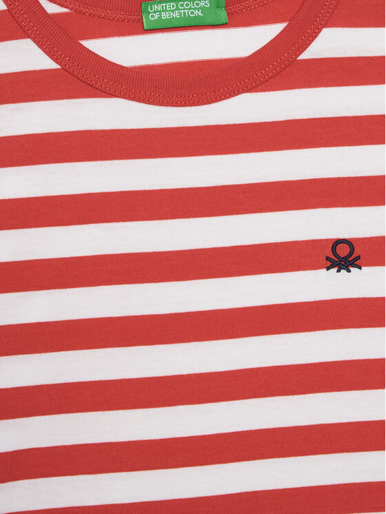 United Colors Of Benetton United Colors Of Benetton Тишърт 3FHXC10MW Червен Regular Fit