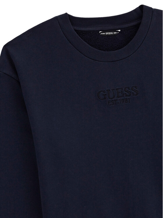 Guess Guess Mikina L5YQ22 KAV34 Tmavomodrá Regular Fit