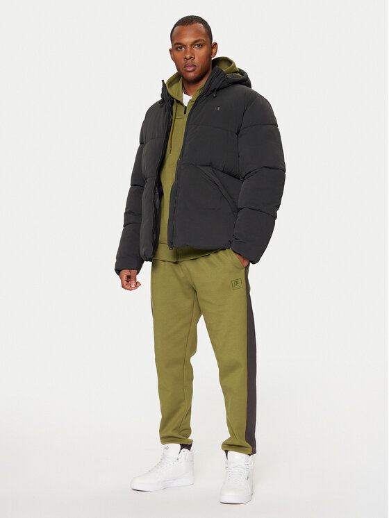 Champion Champion Пуховик 220347 Чорний Regular Fit