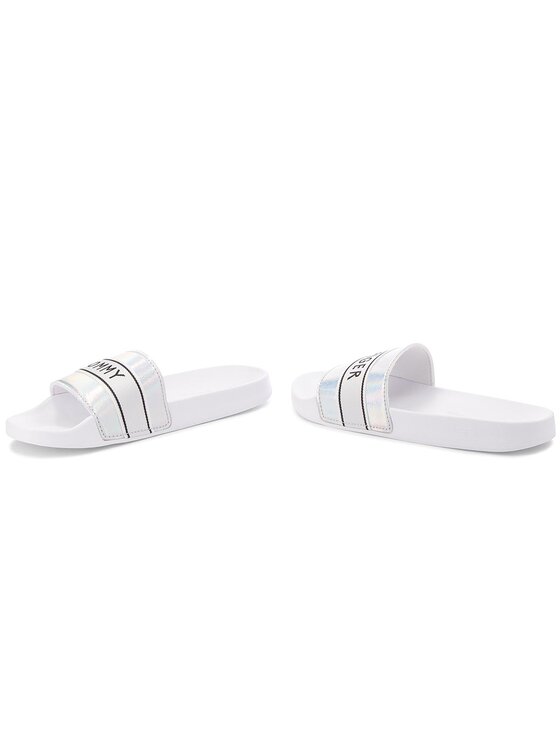Tommy hilfiger mirror slides women's on sale
