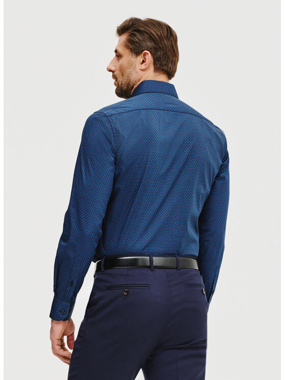 Pako Lorente Pako Lorente Koszula P25SF-1X-044 Niebieski Slim Fit